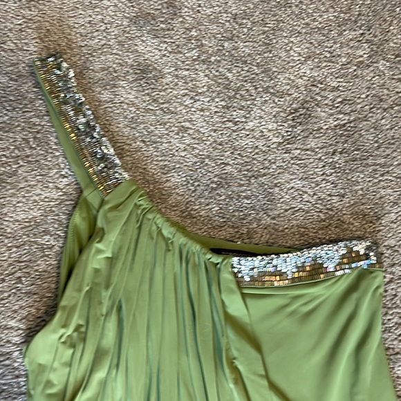 Green Mini BCBG Dress - Picture 2 of 4